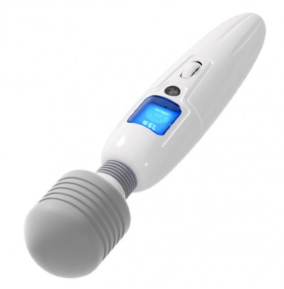 MizzZee - Big Head Vibrating AV Wand (Chargeable - White)